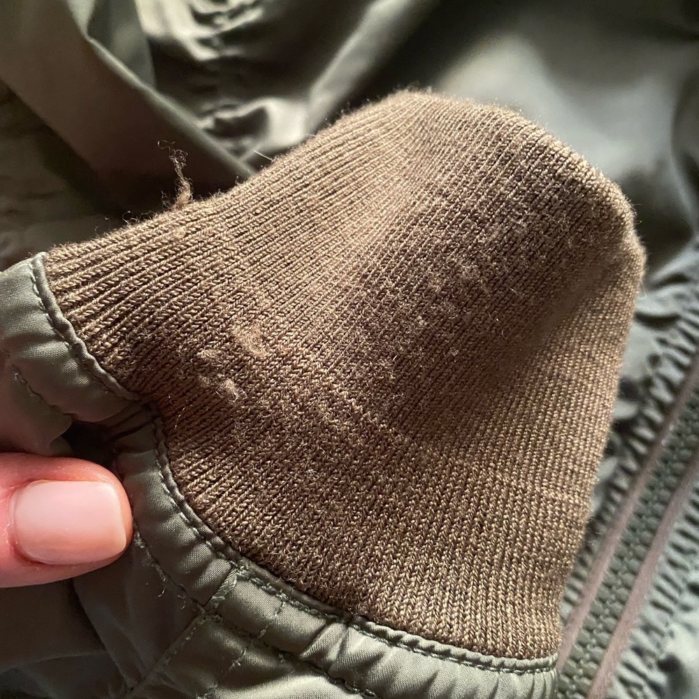 Vince ruched shell hooded bomber jacket - Picture 9 of 13